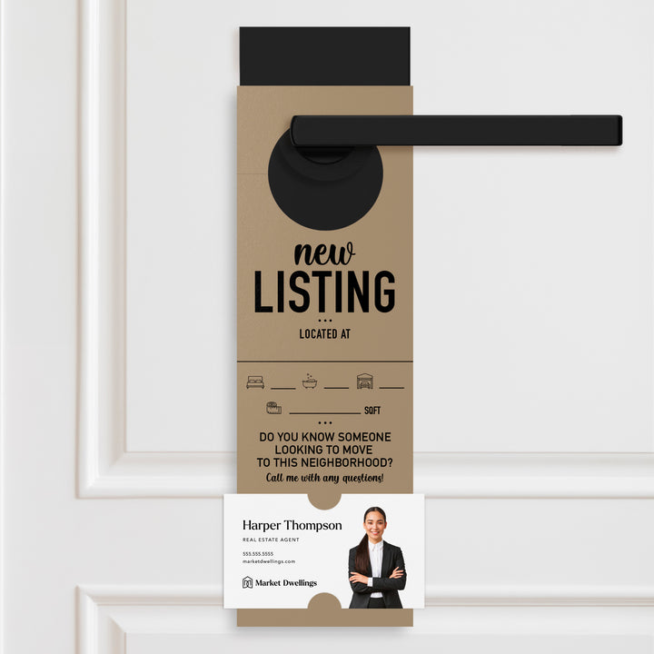 New Listing | Door Hangers Door Hanger Market Dwellings KRAFT