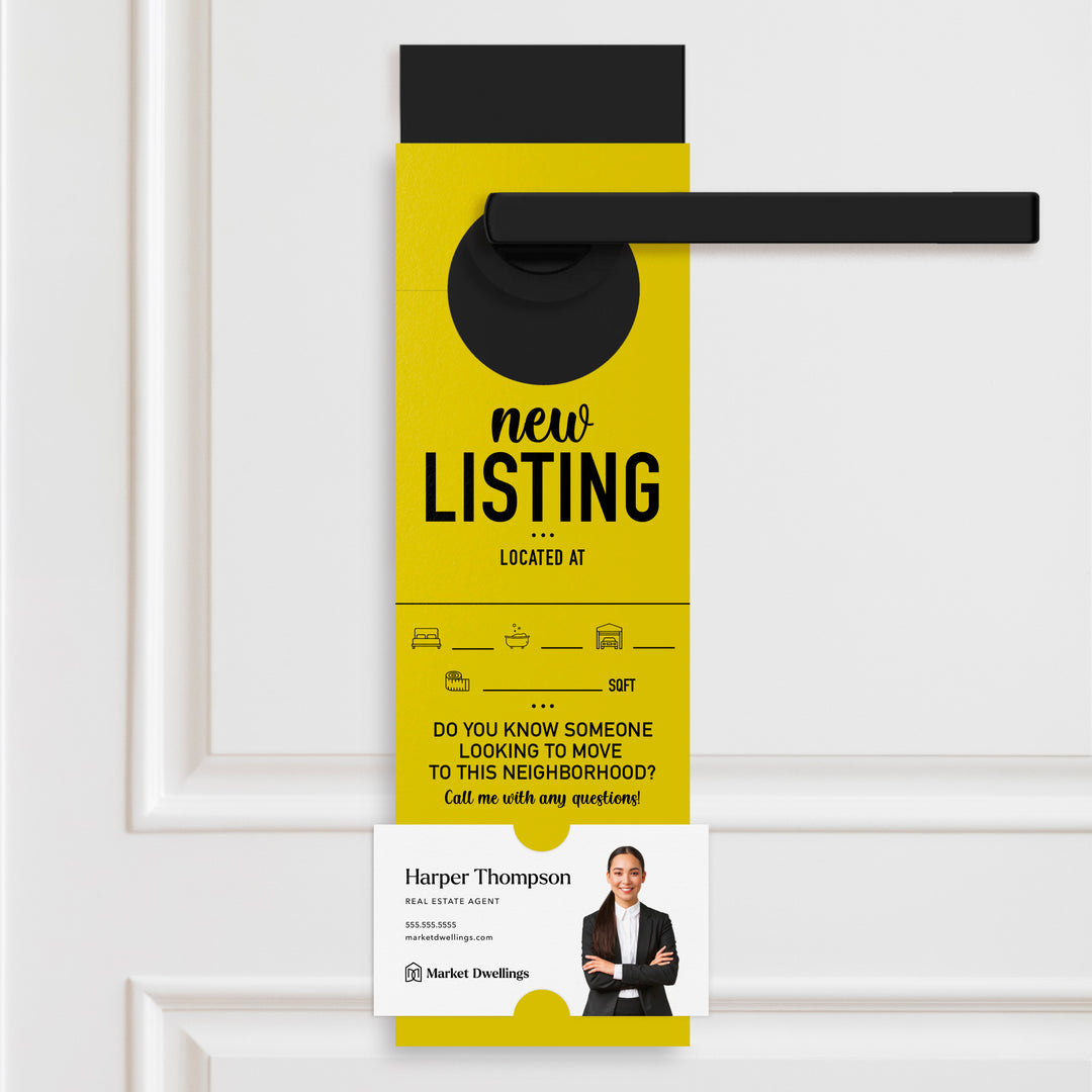 New Listing | Door Hangers Door Hanger Market Dwellings LEMON