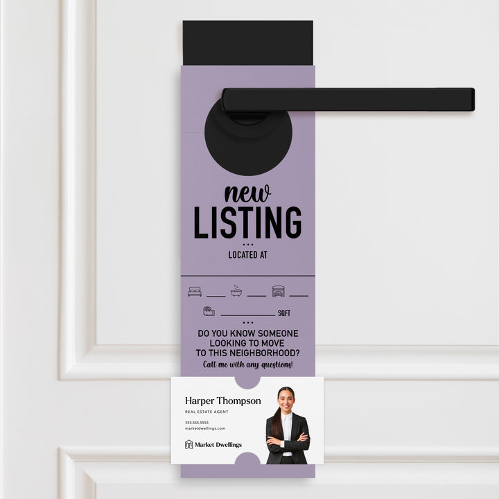 New Listing | Door Hangers Door Hanger Market Dwellings LIGHT PURPLE