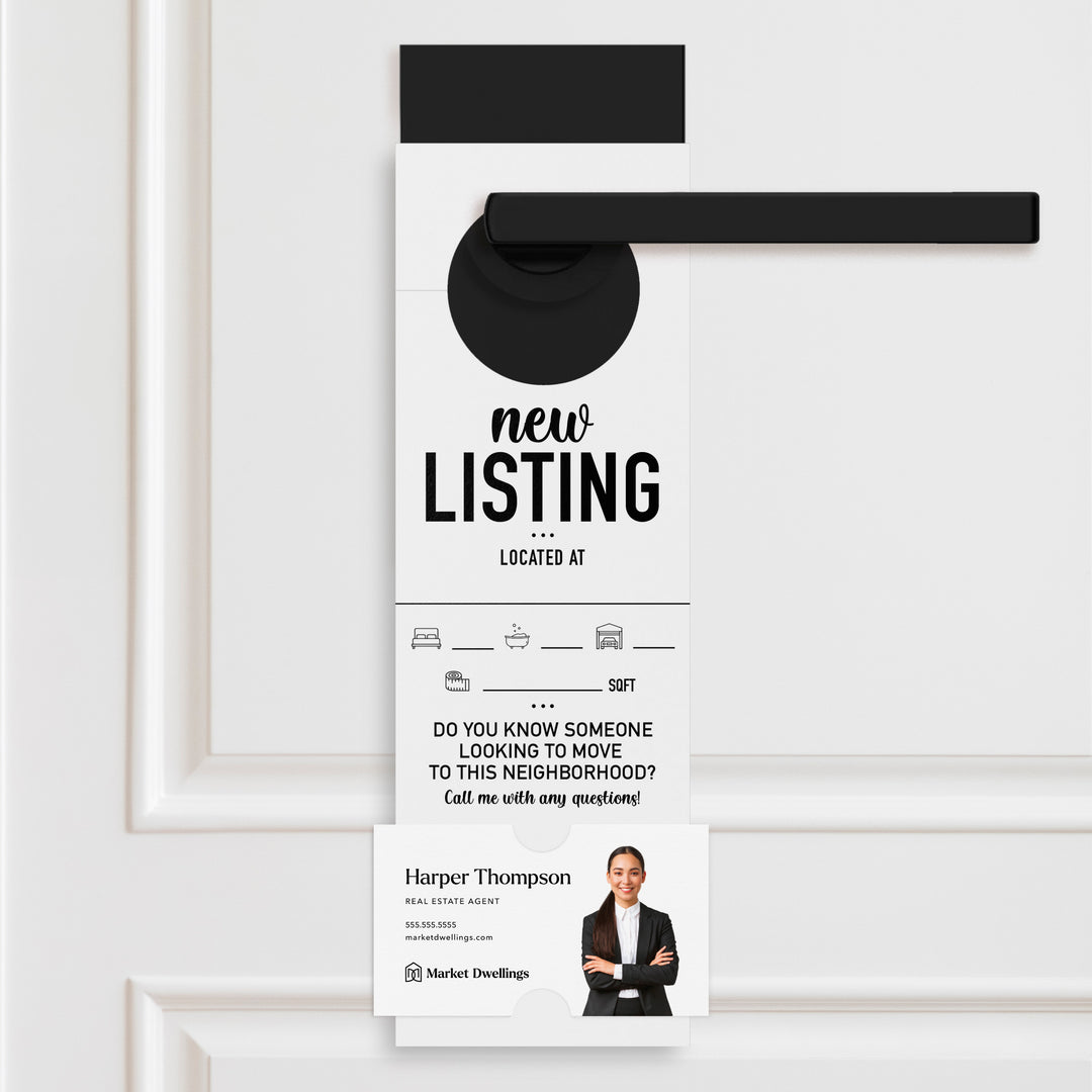 New Listing | Door Hangers Door Hanger Market Dwellings WHITE