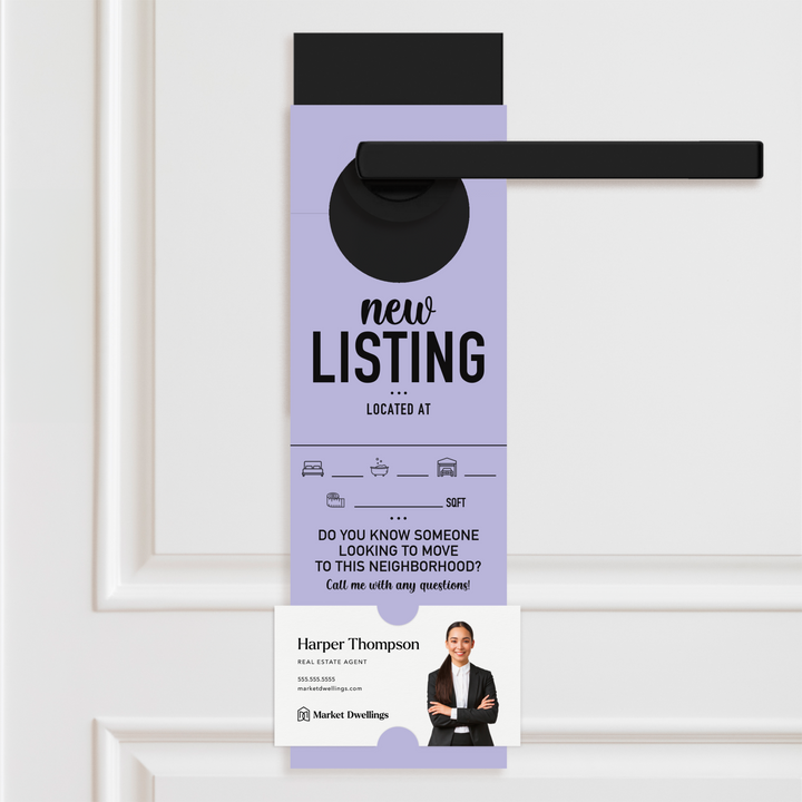 New Listing | Door Hangers Door Hanger Market Dwellings LIGHT PURPLE