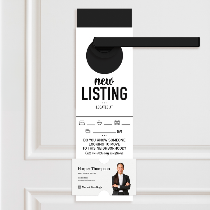 New Listing | Door Hangers Door Hanger Market Dwellings WHITE