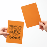 Thank You For Helping Me Grow My Business | Greeting Cards with Envelopes Greeting Card Market Dwellings