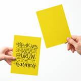 Thank You For Helping Me Grow My Business | Greeting Cards with Envelopes Greeting Card Market Dwellings