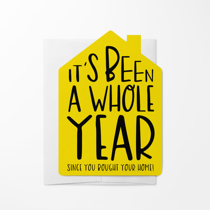 Set of "It's Been A Whole Year" Home Anniversary Greeting Cards | Envelopes Included | 13-GC002 Greeting Card Market Dwellings