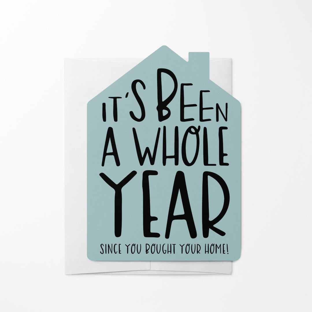 Set of "It's Been A Whole Year" Home Anniversary Greeting Cards | Envelopes Included | 13-GC002