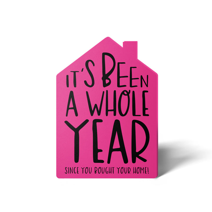 Set of "It's Been A Whole Year" Home Anniversary Greeting Cards | Envelopes Included | 13-GC002