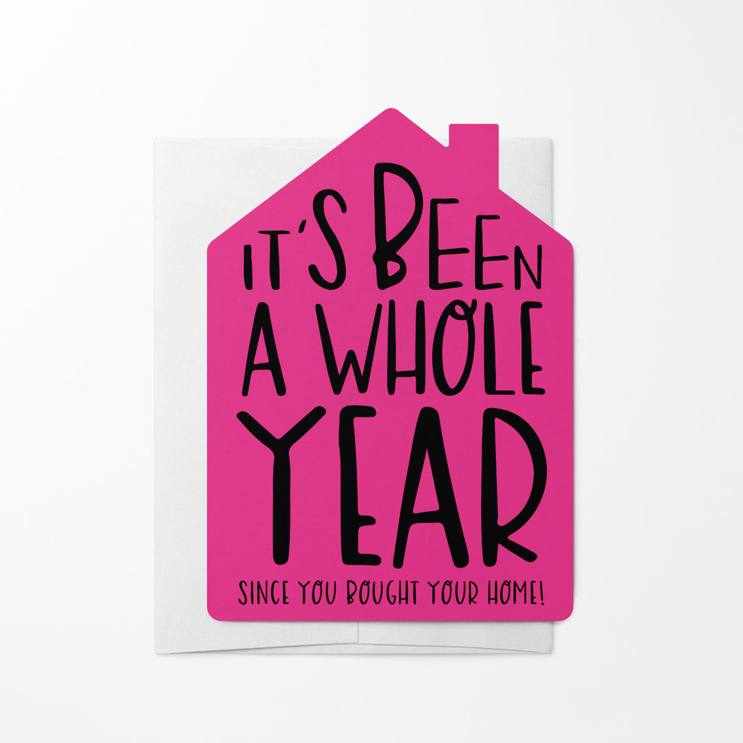 Set of "It's Been A Whole Year" Home Anniversary Greeting Cards | Envelopes Included | 13-GC002