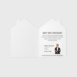 "It's Been A Whole Year" Home Anniversary | Real Estate & Mortgage Greeting Cards with Envelopes Greeting Card Market Dwellings