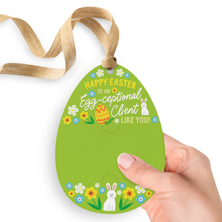 Happy Easter To An Egg-ceptional Client Like You! | Easter Spring Gift Tags | 13-GT007 Gift Tag Market Dwellings