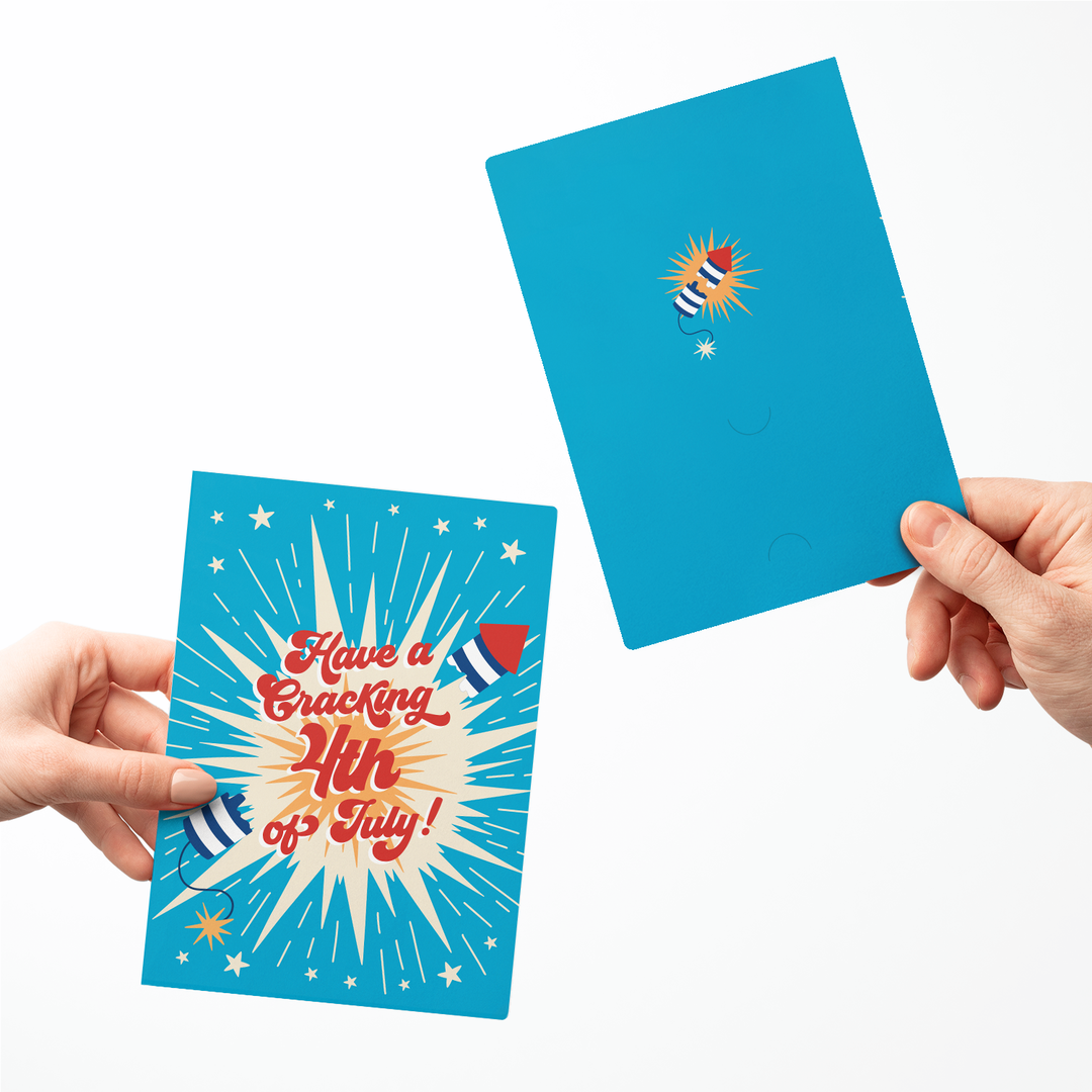 Set of Have A Cracking 4th Of July! Greeting Cards | Envelopes Included Greeting Card Market Dwellings