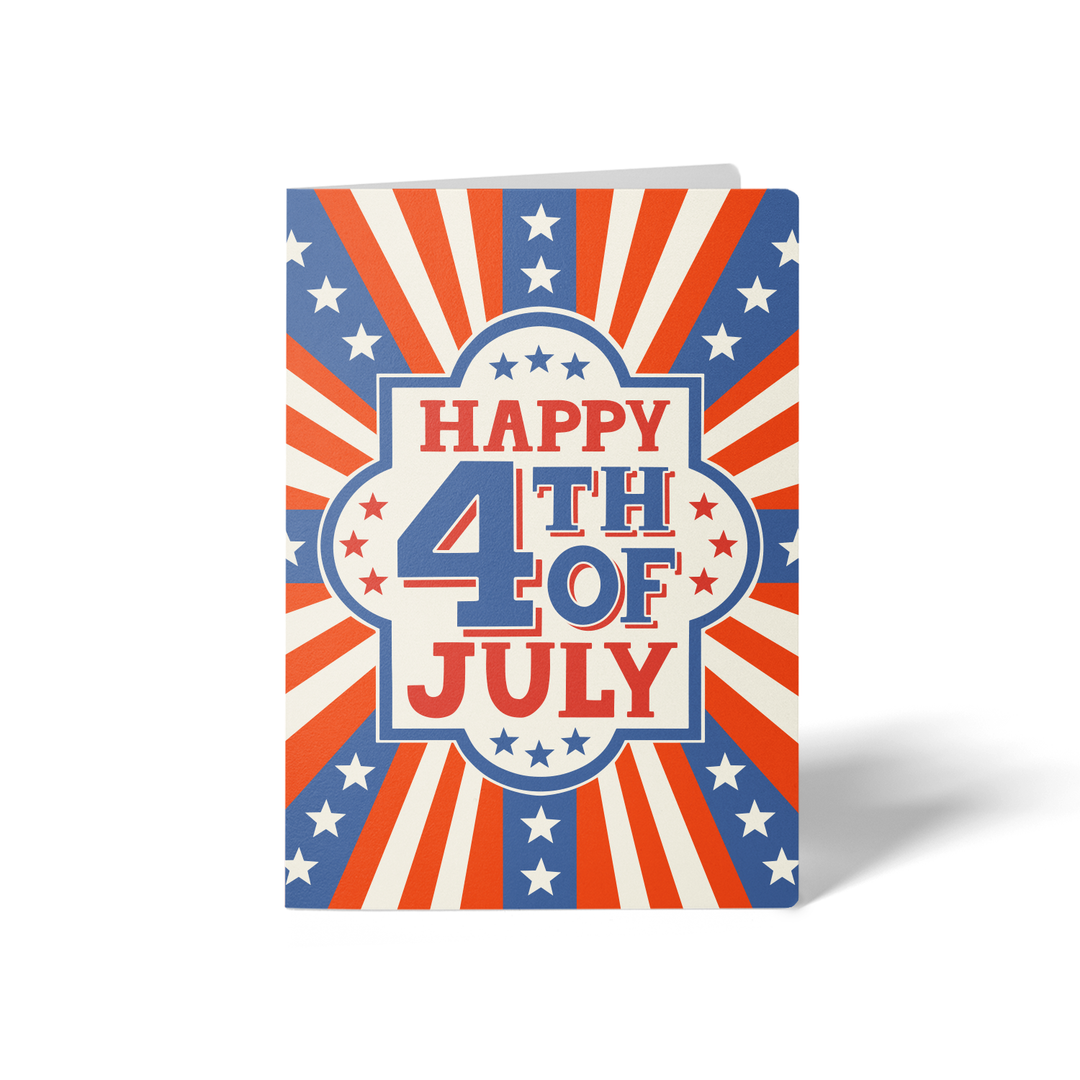 Set of Happy 4th Of July Greeting Cards | Envelopes Included Greeting Card Market Dwellings