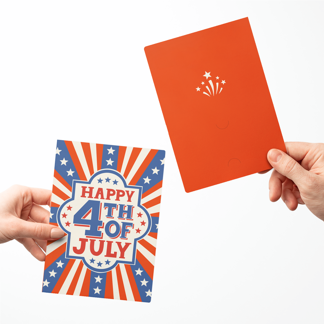 Set of Happy 4th Of July Greeting Cards | Envelopes Included Greeting Card Market Dwellings