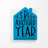 "It's Been Another Year" Home Anniversary | Real Estate & Mortgage Greeting Cards with Envelopes Greeting Card Market Dwellings