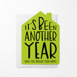 "It's Been Another Year" Home Anniversary | Real Estate & Mortgage Greeting Cards with Envelopes Greeting Card Market Dwellings