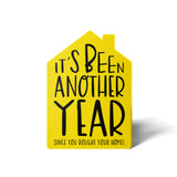 "It's Been Another Year" Home Anniversary | Real Estate & Mortgage Greeting Cards with Envelopes Greeting Card Market Dwellings LEMON 10