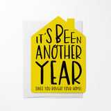 "It's Been Another Year" Home Anniversary | Real Estate & Mortgage Greeting Cards with Envelopes Greeting Card Market Dwellings