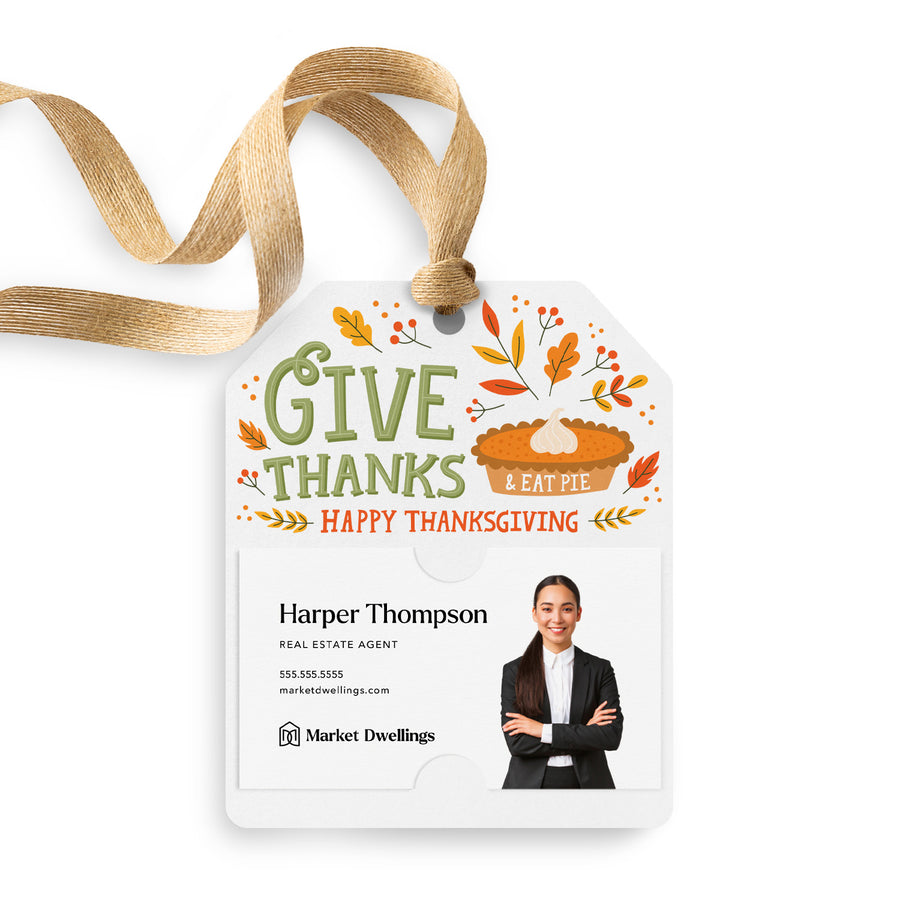 Give Thanks & Eat Pie | Gift Tags Gift Tag Market Dwellings