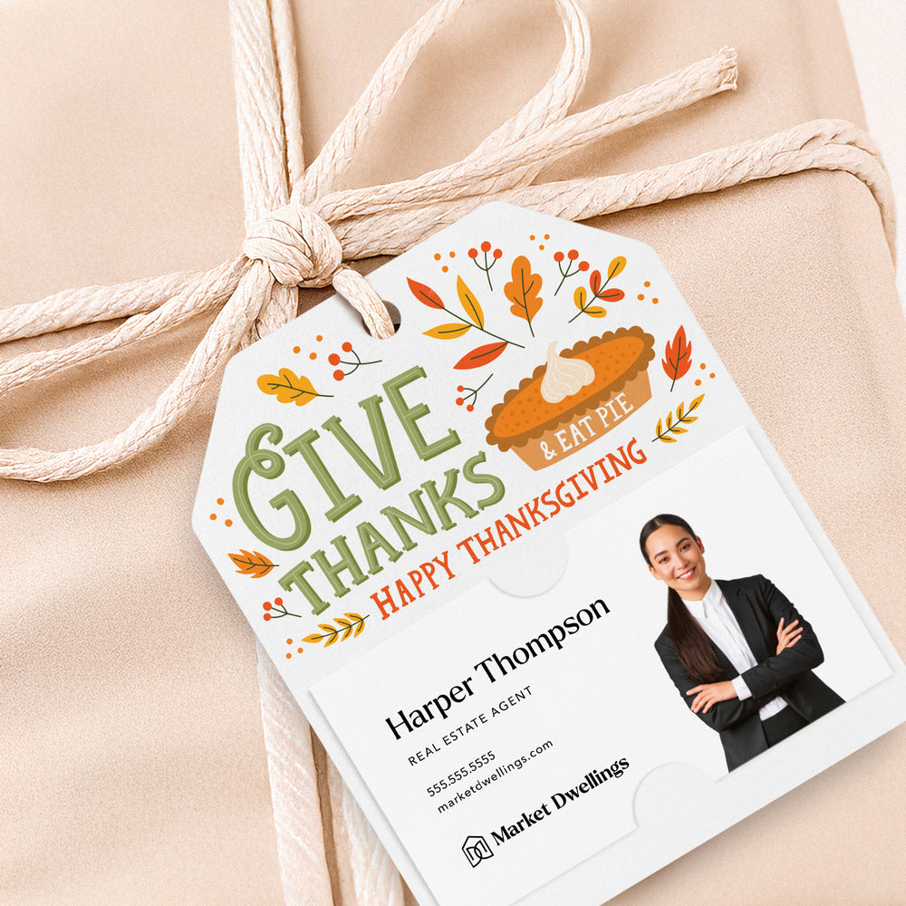 Give Thanks & Eat Pie | Gift Tags Gift Tag Market Dwellings