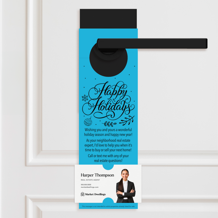 Happy Holidays | Real Estate Neighbor Door Hangers Door Hanger Market Dwellings ARCTIC