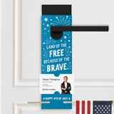 Land Of The Free Because Of The Brave. | Flag Holder Door Hangers Holiday Door Hanger Market Dwellings