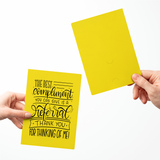 The Best Compliment You Can Give is a Referral | Greeting Cards with Envelopes Greeting Card Market Dwellings
