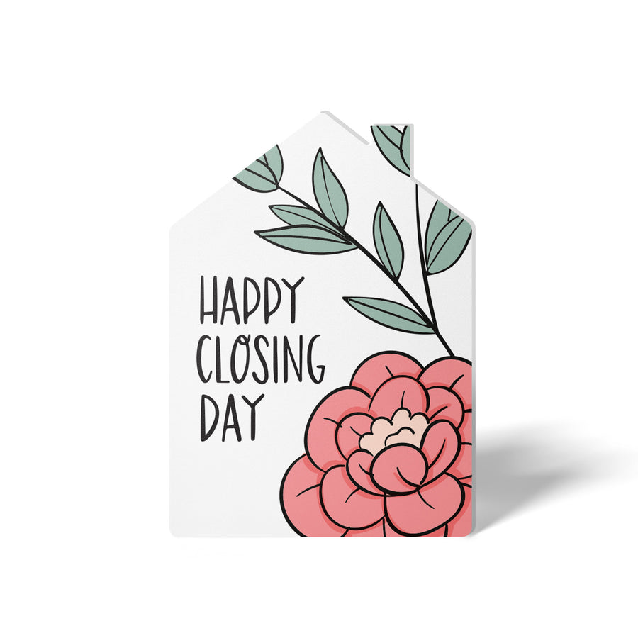 Set of Floral "Happy Closing Day" Real Estate Agent Greeting Cards | Envelopes Included | 15-GC002 Greeting Card Market Dwellings