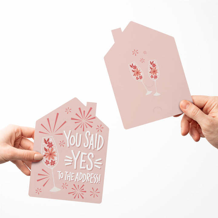 Set of You said yes to the address! | Greeting Cards | Envelopes Included | 151-GC002-AB Greeting Card Market Dwellings