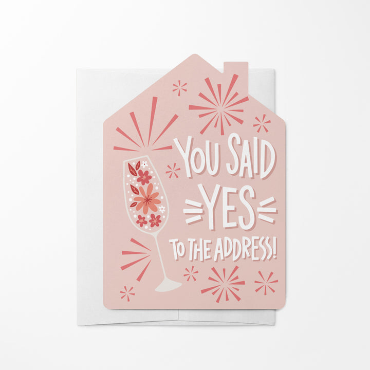 Set of You said yes to the address! | Greeting Cards | Envelopes Included | 151-GC002-AB Greeting Card Market Dwellings