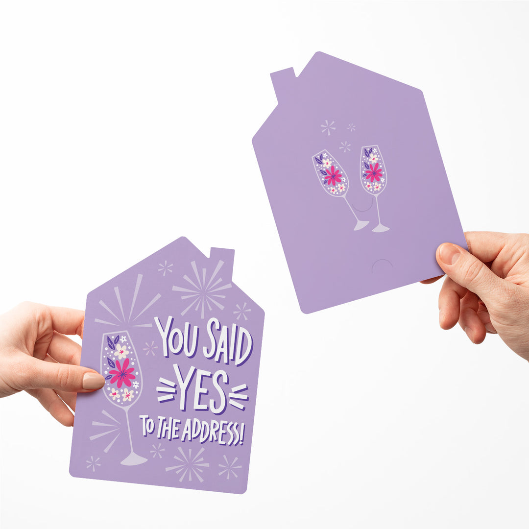 Set of You said yes to the address! | Greeting Cards | Envelopes Included | 151-GC002-AB Greeting Card Market Dwellings