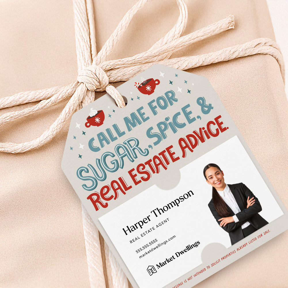 Call Me For Sugar, Spice, & Real Estate Advice | Gift Tags Gift Tag Market Dwellings