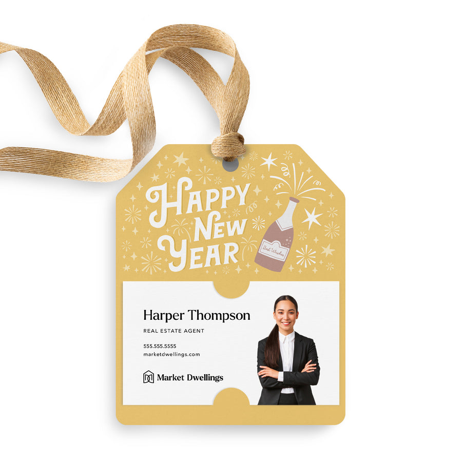 Happy New Year | Gift Tags Gift Tag Market Dwellings BUTTERSCOTCH