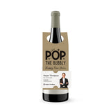 Pop the Bubbly Happy New Year | Bottle Hang Tags Bottle Tag Market Dwellings KRAFT 10