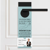 The Housing Market is Like Toilet Paper in 2020, Inventory is Low Door Hangers Door Hanger Market Dwellings