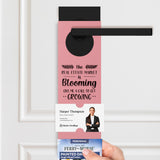 The Real Estate Market is Blooming | Seed Packet Door Hangers Season Door Hanger Market Dwellings