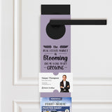 The Real Estate Market is Blooming | Seed Packet Door Hangers Season Door Hanger Market Dwellings