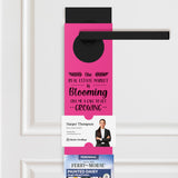The Real Estate Market is Blooming | Seed Packet Door Hangers Season Door Hanger Market Dwellings