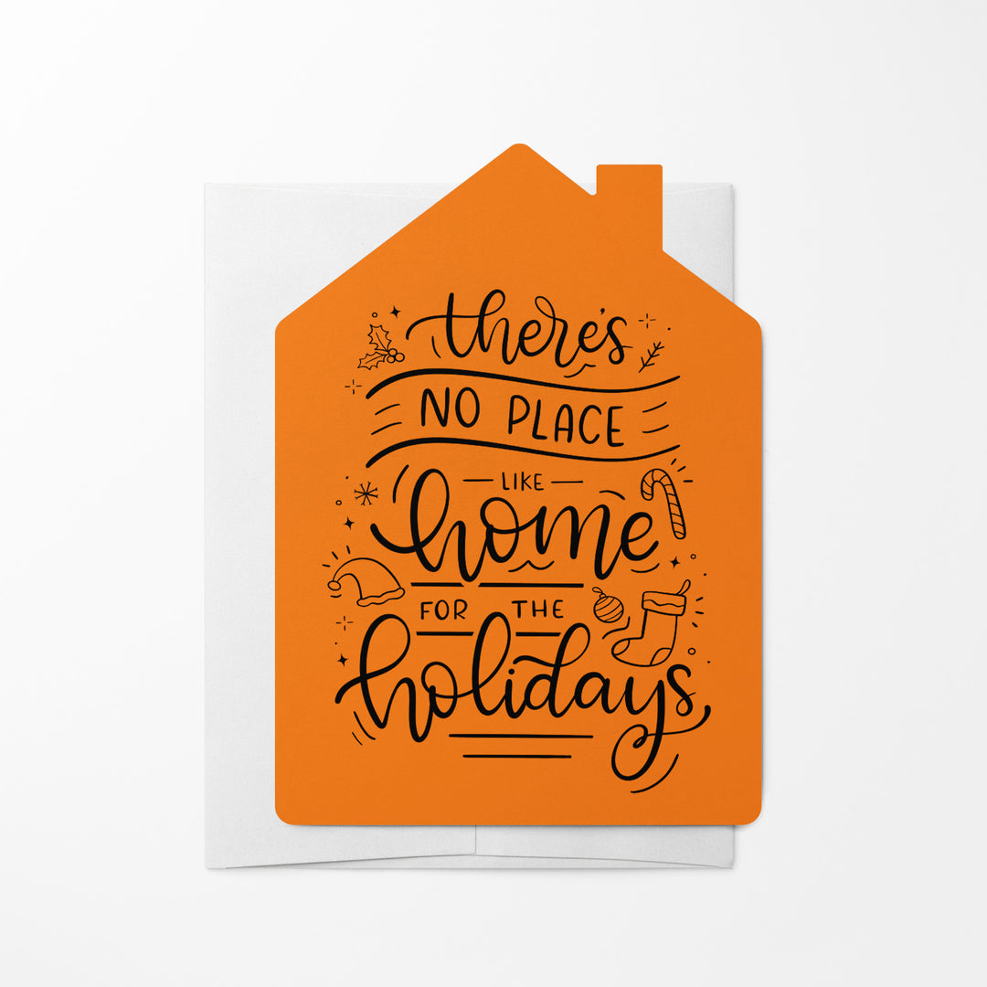 Set of "There's No Place Like Home For The Holidays" Greeting Cards | Envelopes Included | 16-GC002 Greeting Card Market Dwellings