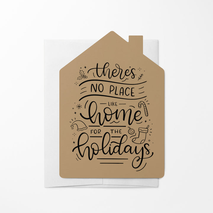 Set of "There's No Place Like Home For The Holidays" Greeting Cards | Envelopes Included | 16-GC002 Greeting Card Market Dwellings