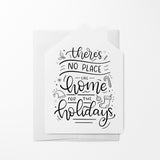 "There's No Place Like Home For The Holidays" | Real Estate Greeting Cards with Envelopes Greeting Card Market Dwellings