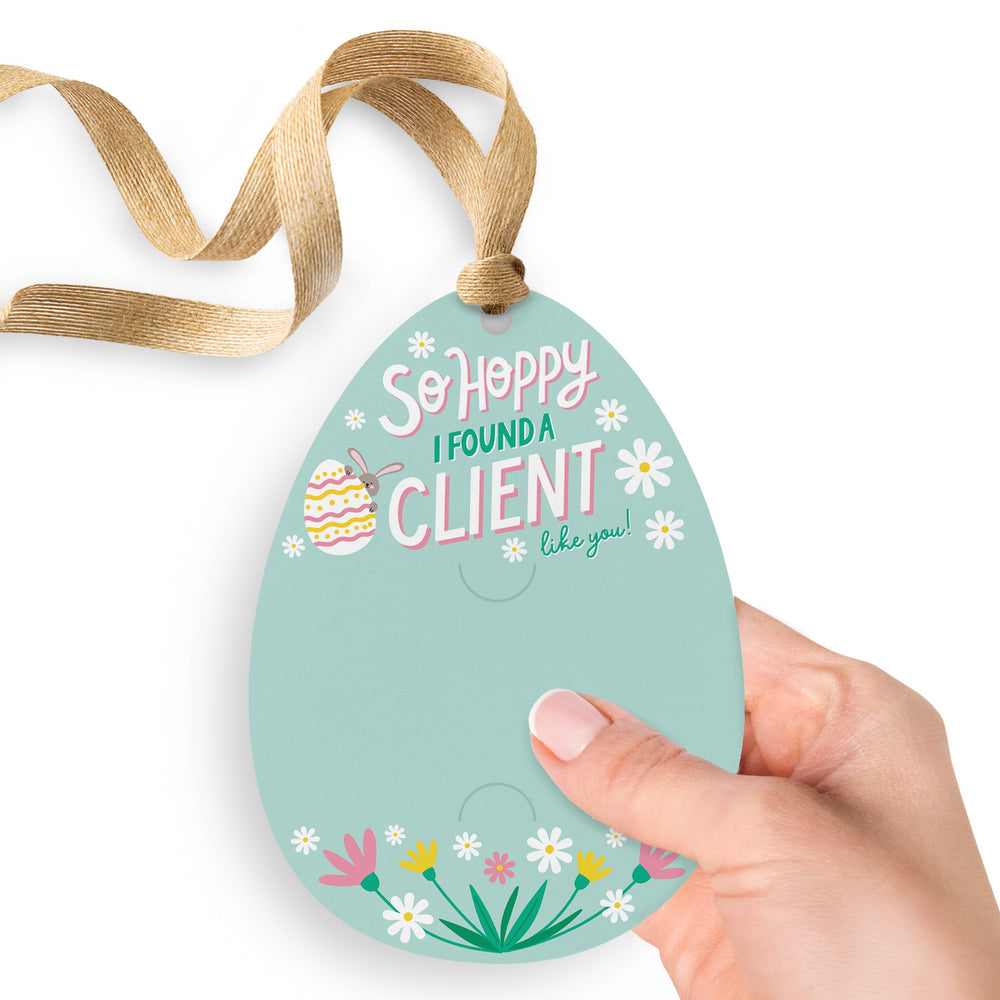 So Hoppy I Found A Client Like You! | Easter Spring Gift Tags | 16-GT007 Gift Tag Market Dwellings