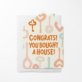 Congrats! You Bought A House! | Real Estate & Mortgage Greeting Cards with Envelopes Greeting Card Market Dwellings
