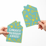 Congrats! You Bought A House! | Real Estate & Mortgage Greeting Cards with Envelopes Greeting Card Market Dwellings