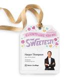 Clients Like You Are The Sweetest! | Gift Tags Gift Tag Market Dwellings WHITE 12