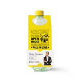 Welcome, Take a Look Around and Fall in Love | Open House Bottle Hang Tags Bottle Tag Market Dwellings LEMON 10