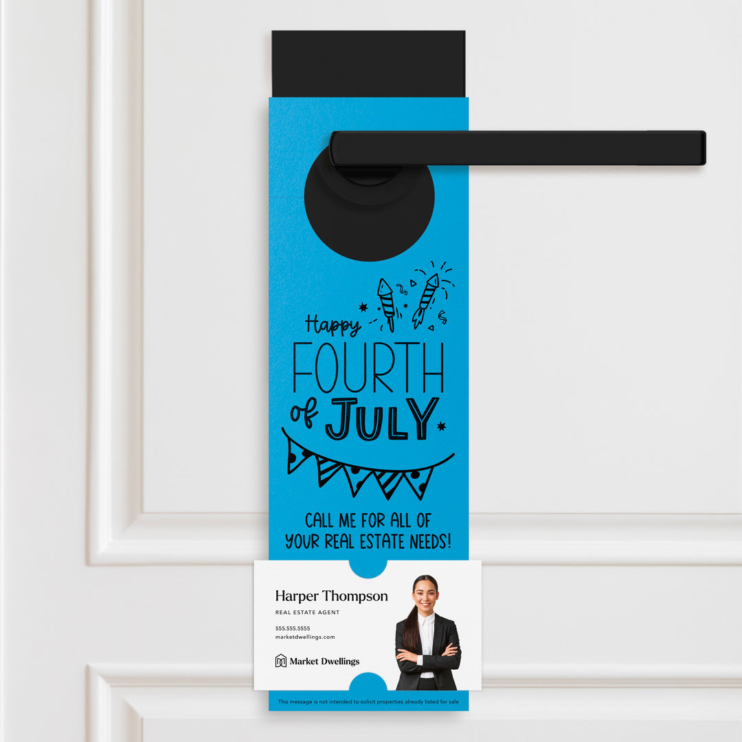 Happy Fourth of July | Real Estate Door Hangers Door Hanger Market Dwellings ARCTIC