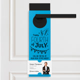 Happy Fourth of July | Real Estate Door Hangers Holiday Door Hanger Market Dwellings