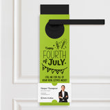 Happy Fourth of July | Real Estate Door Hangers Holiday Door Hanger Market Dwellings