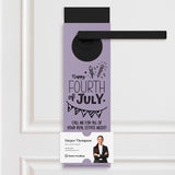 Happy Fourth of July | Real Estate Door Hangers Holiday Door Hanger Market Dwellings