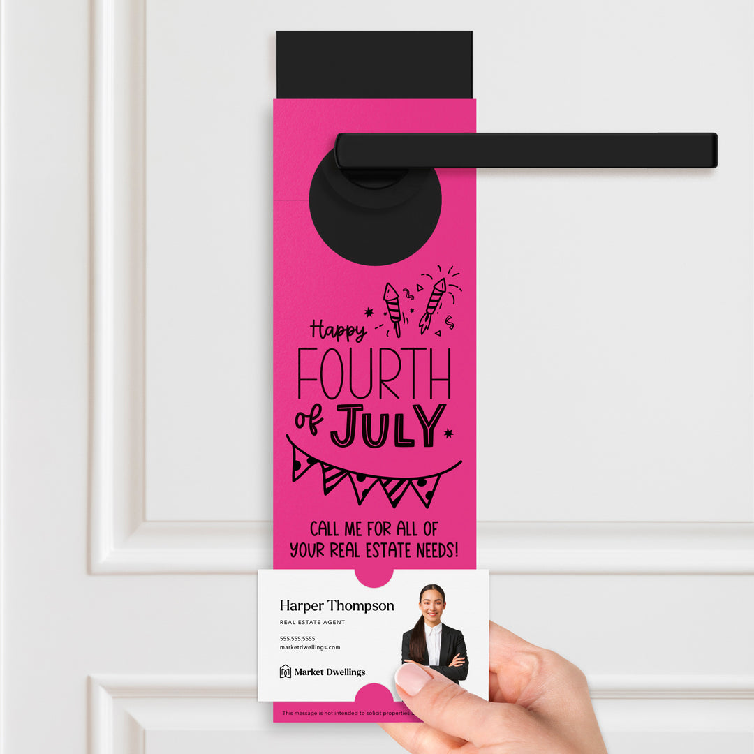 Happy Fourth of July | Real Estate Door Hangers Door Hanger Market Dwellings